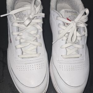 Reebok White Leather Trainers